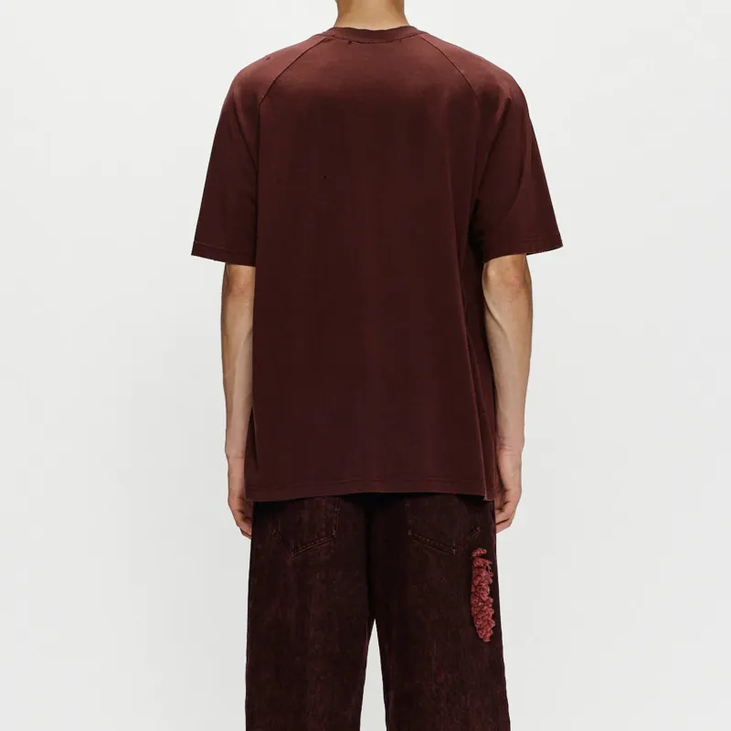 SONG FOR THE MUTE Teardrop print T shirt-2
