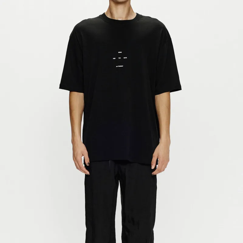 SONG FOR THE MUTE Logo print T shirt-2