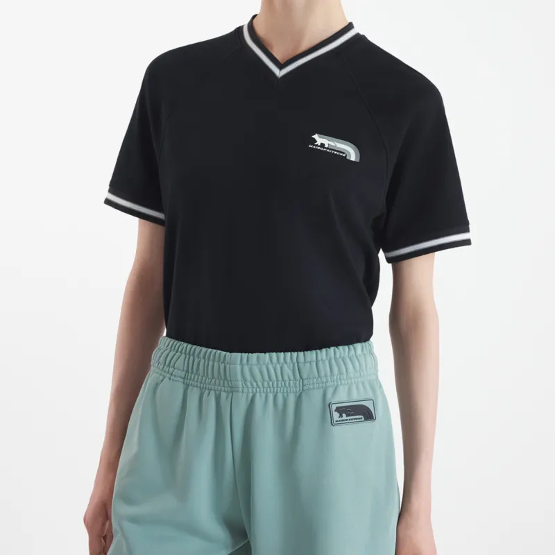 Maison Kitsune Flash Fox Raglan T shirt-4
