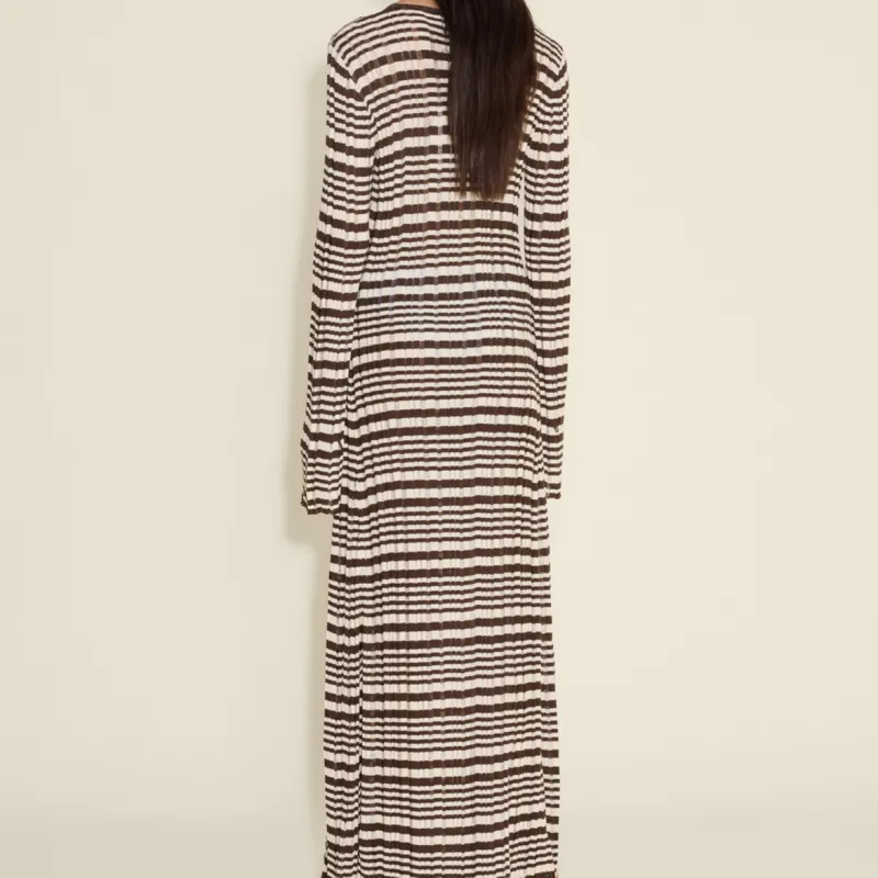 HOLZWEILER FW24 Long Sleeved Dress Women's Brown-2