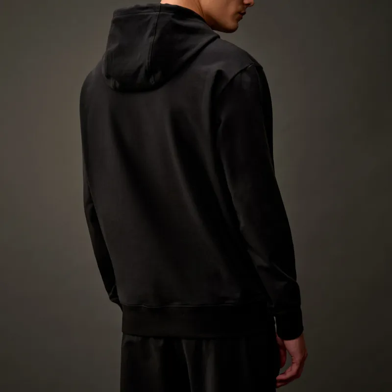 C.P.Company The Metropolis Series Logo Printed Fleece Hoodie-1