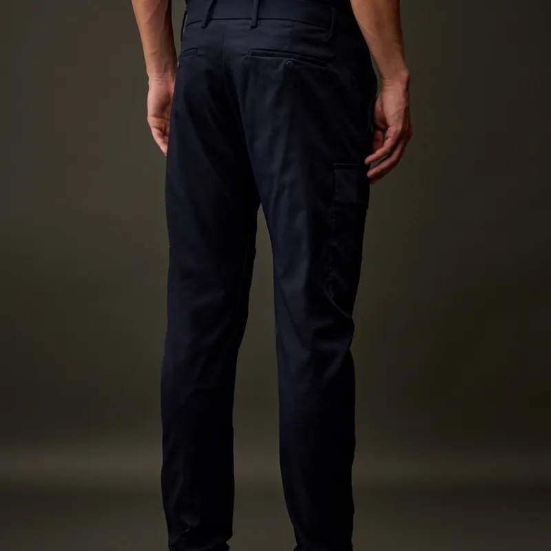 C.P.Company The Metropolis Series Logo Patch Cargo Pants-3