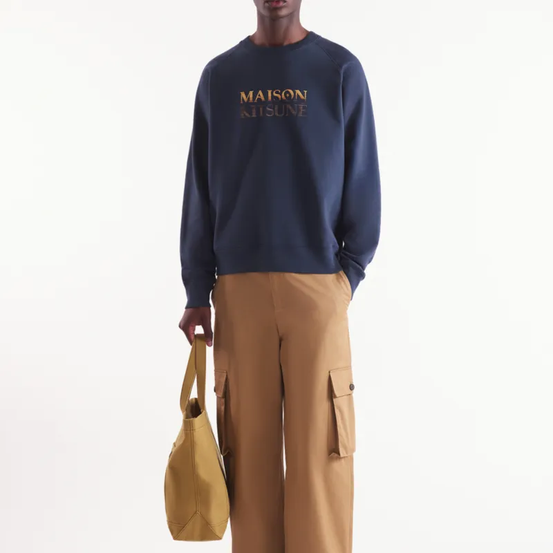 Maison Kitsune Gradient Maison Kitsune Oversize Sweatshirt-2