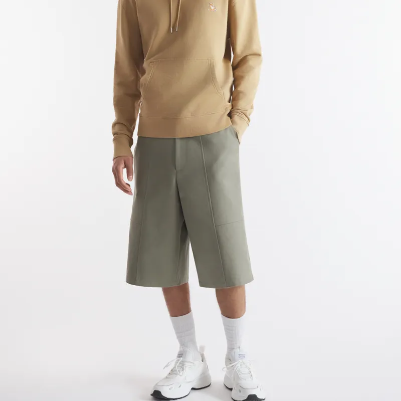 Maison Kitsuné Embroidered Logo Short-2