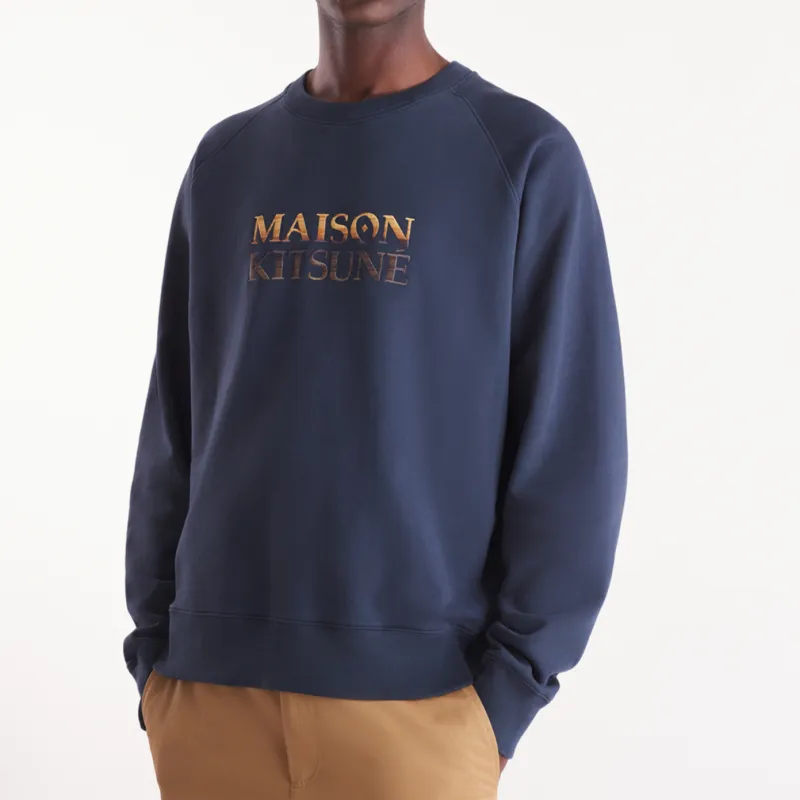 Maison Kitsune Gradient Maison Kitsune Oversize Sweatshirt-3