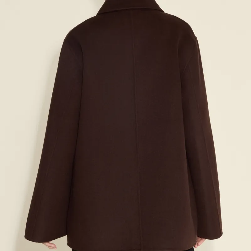 HOLZWEILER FW24 Coat Women's Dark Brown-2