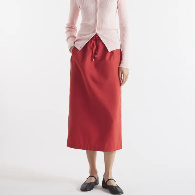 Maison Kitsune Flash Fox Long Skirt-2