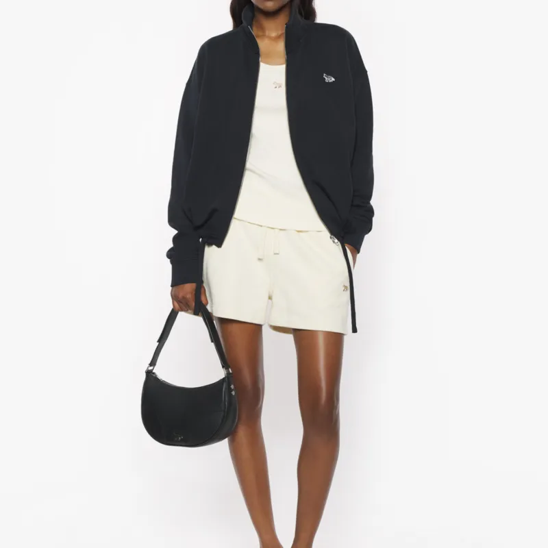 Maison Kitsune Logo patch Zipped Sweatshirt-2