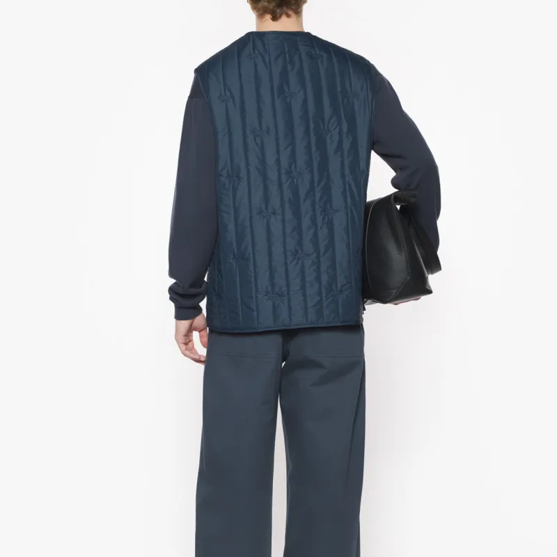 Maison Kitsune SS25 Vest Men's Slate Gray-3