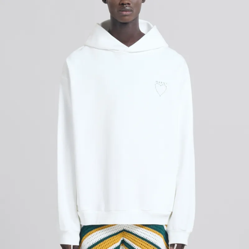 MARNI Logo printed Drop Shoulders Hoodie-1