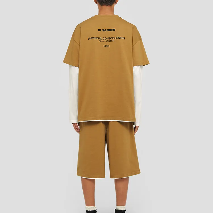JIL SANDER T Shirt Men's Coffee-1