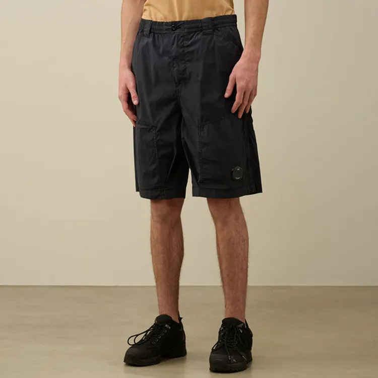 C.P.Company Lens Detailed Elastic Waist Shorts-2