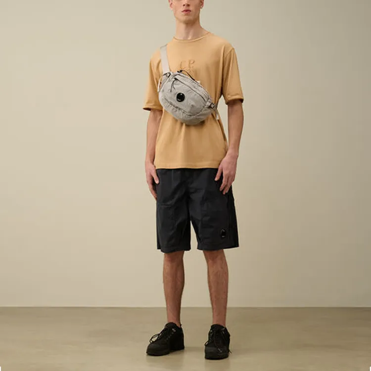 C.P.Company Lens Detailed Elastic Waist Shorts-1
