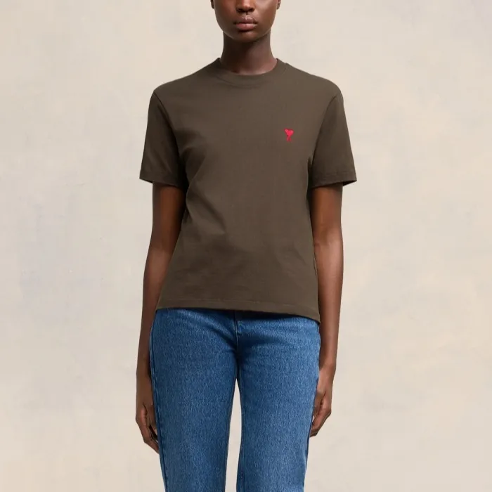 AMIPARIS Paris Ami De Coeur Crewneck Short Sleeved T Shirt-4