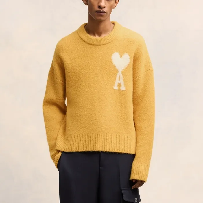 Ami Paris Ami De Coeur Crewneck Sweater-3