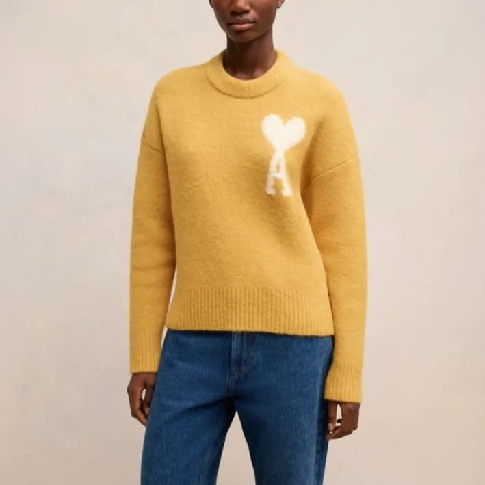 Ami Paris Ami De Coeur Crewneck Sweater-1
