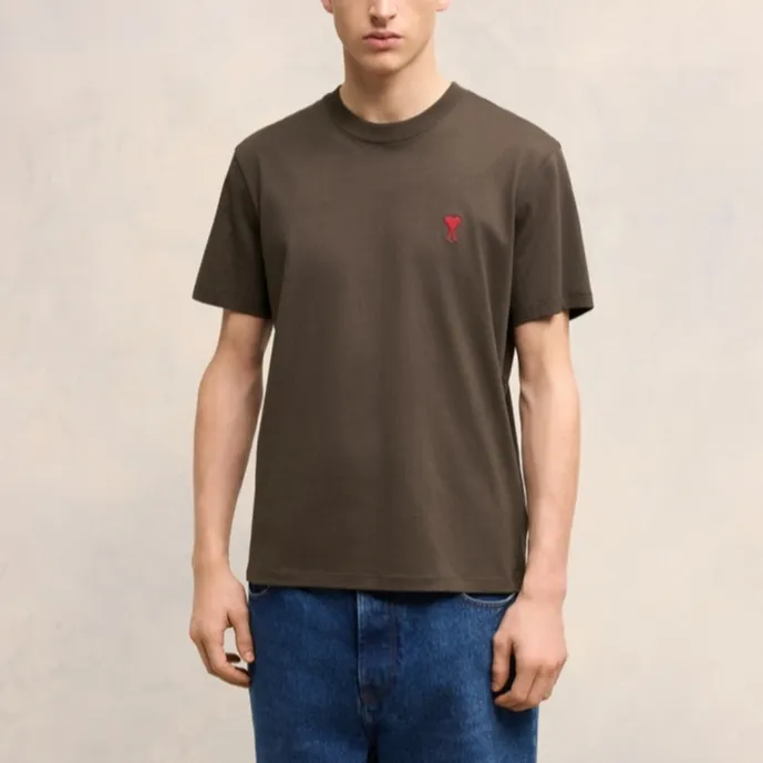 AMIPARIS Paris Ami De Coeur Crewneck Short Sleeved T Shirt-1
