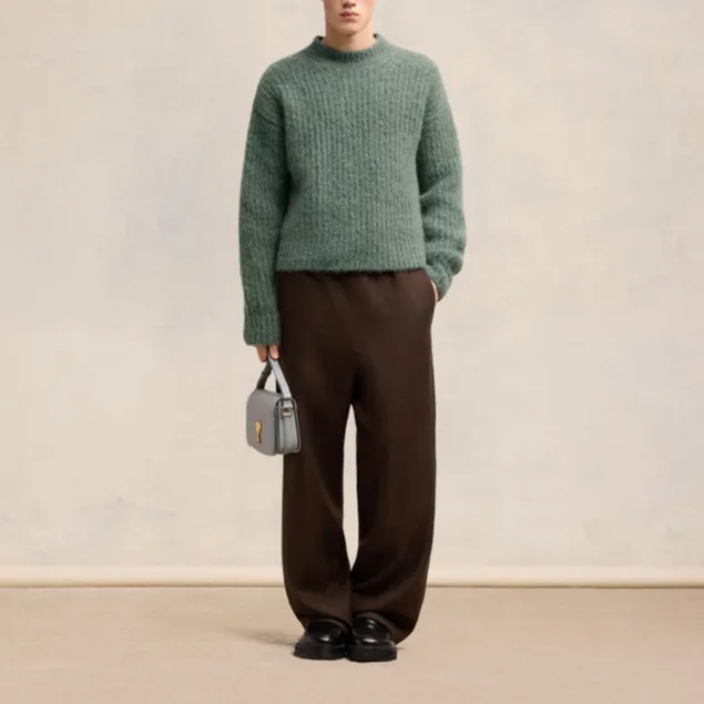 AMIPARIS Paris Chunky Knitted Crewneck Jumper-1