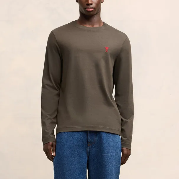 AMIPARIS Ami De Coeur Long Sleeved T Shirt-1