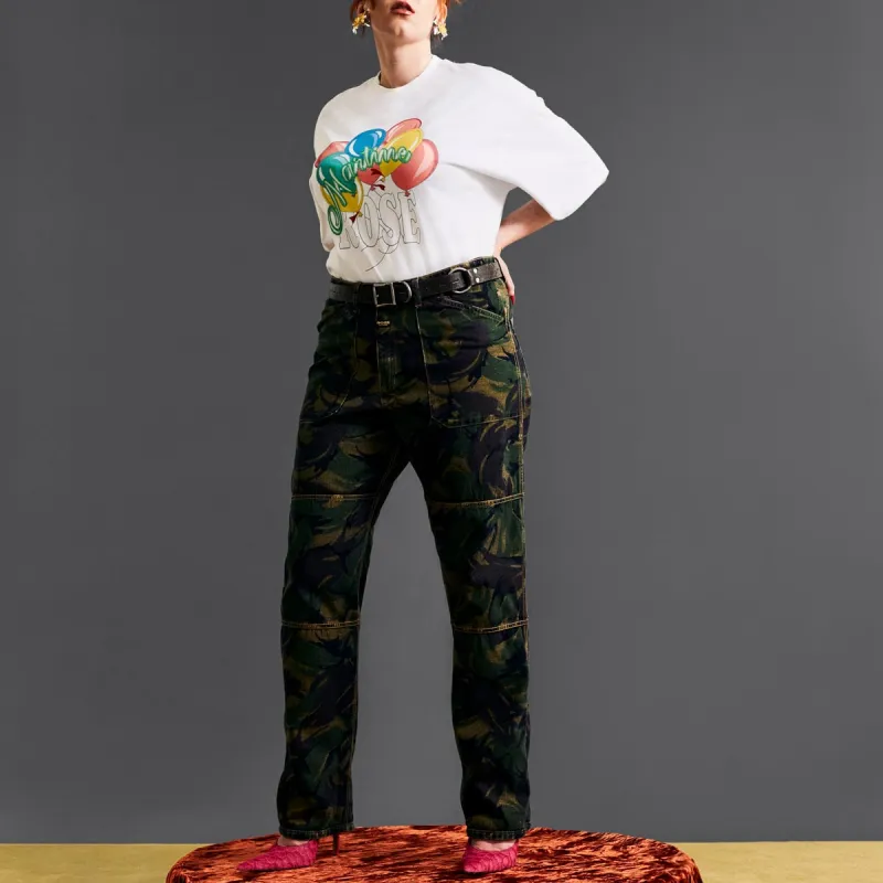 Martine Rose Logo Printed Crewneck T Shirt-2