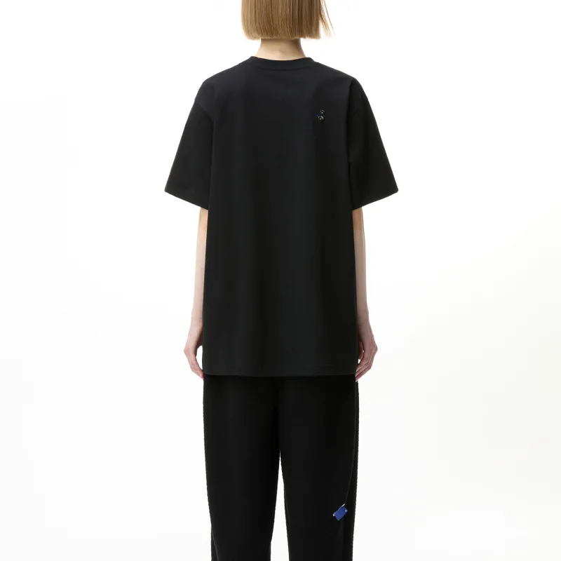 ADER ERROR Flocked Star T shirt-5