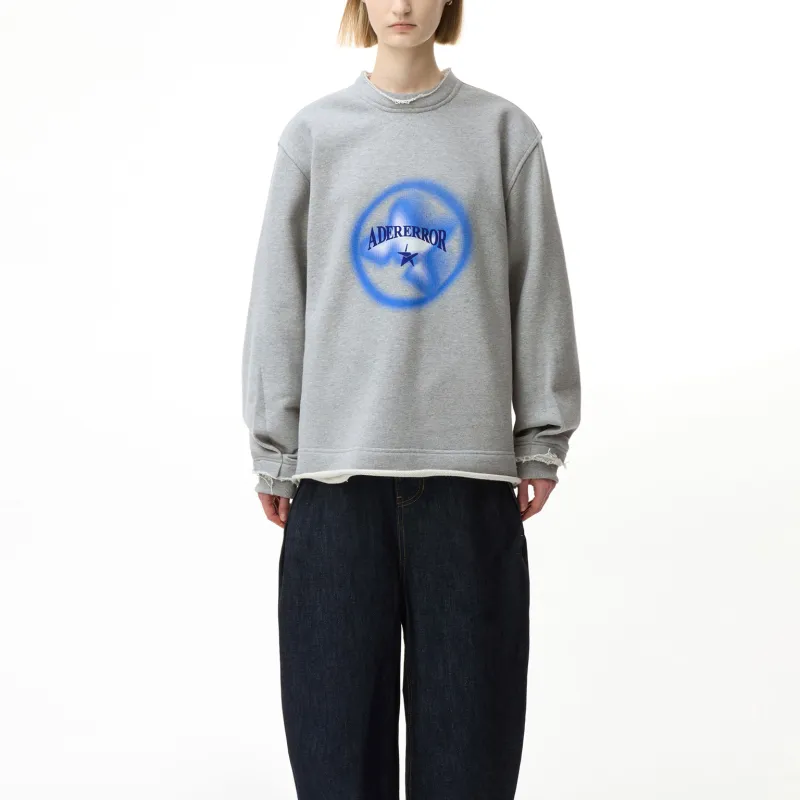 ADER ERROR Logo print Cotton Sweatshirt-2