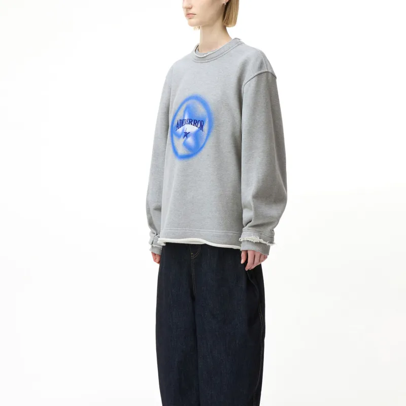 ADER ERROR Logo print Cotton Sweatshirt-3