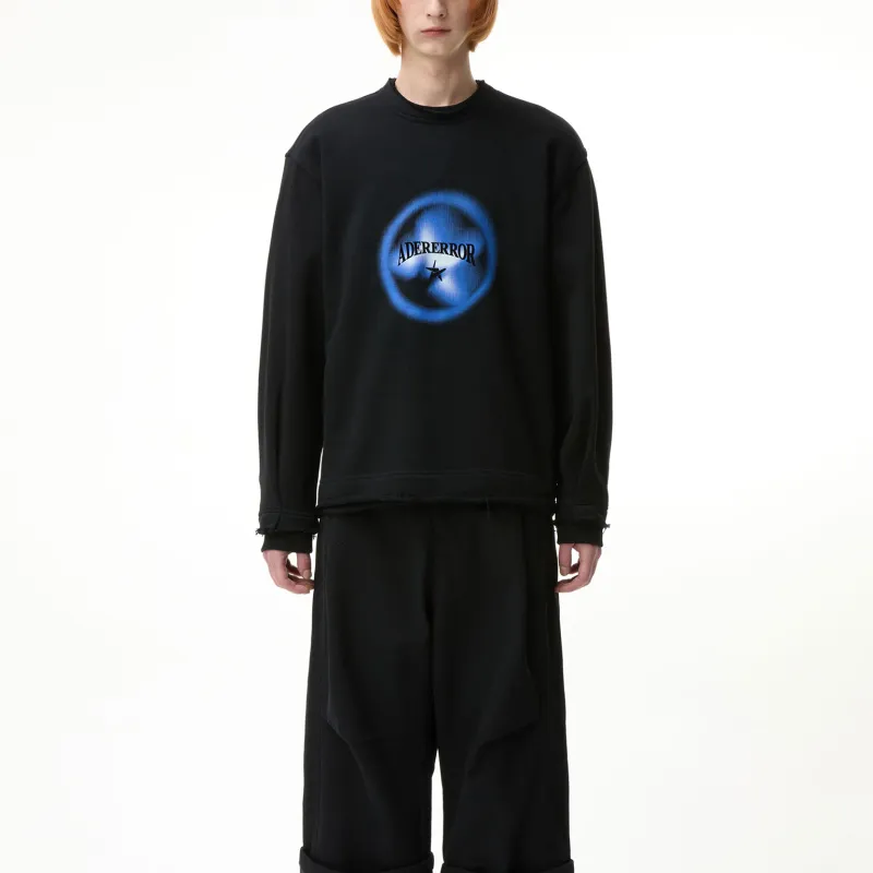 ADER ERROR Sweatershirt 'Black'-2
