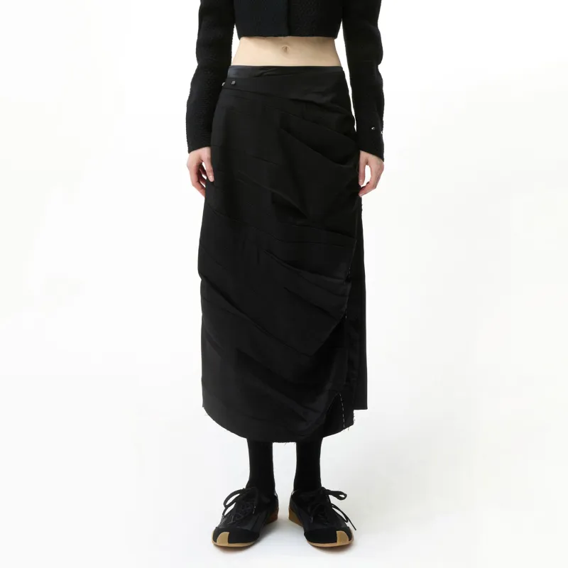 ADER ERROR Asymmetric Midi Skirt-2