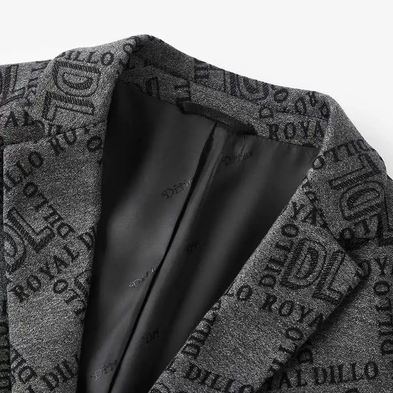 DILLO FW24 Business Suit Men's Black Gray-2