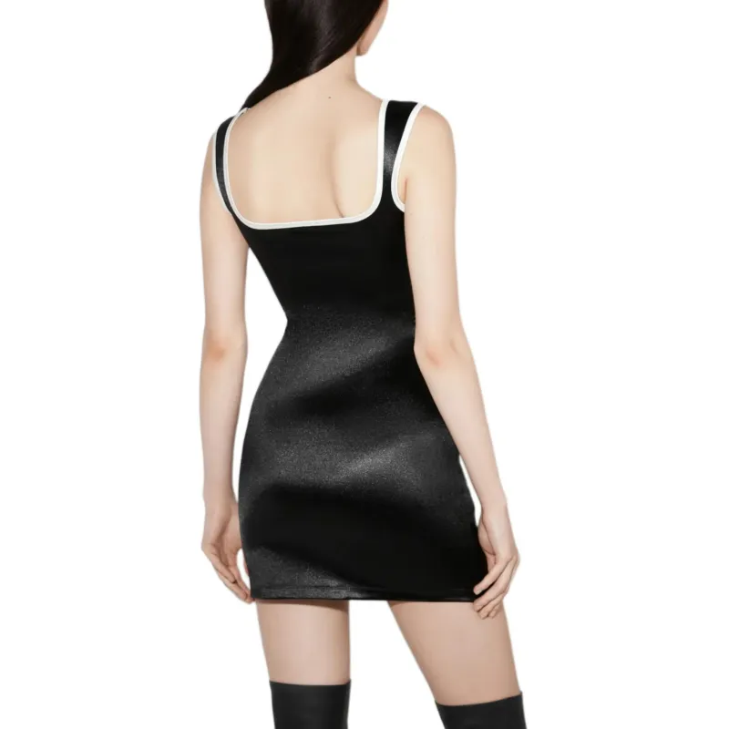 Misbhv Logo embroidered Mini Dress-1