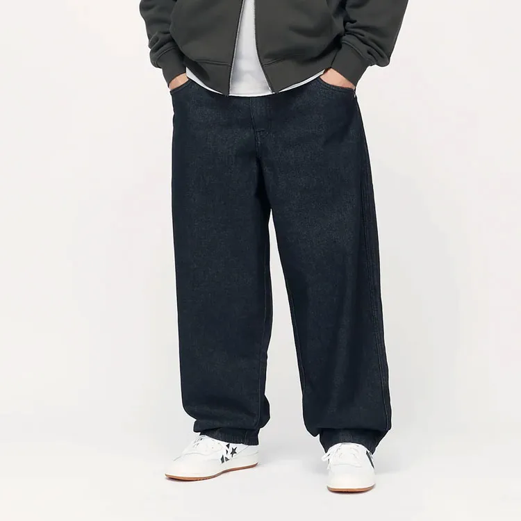 Dime MTL SS24 CLASSIC BAGGY DENIM PANTS Jeans Unisex Black Washable-1