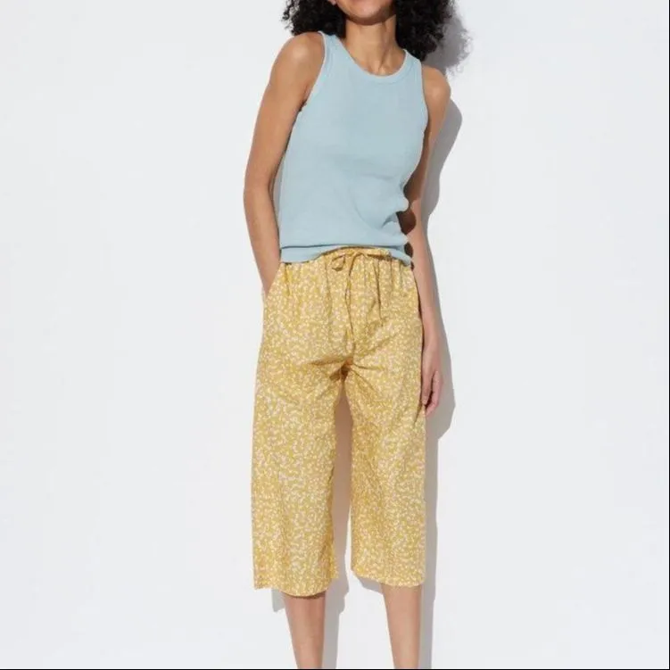 UNIQLO Pajama Pants Women's Yellow-1