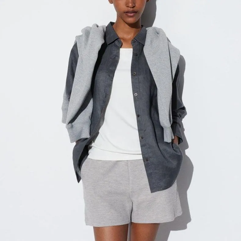 UNIQLO Pajama Pants Women's Gray-1