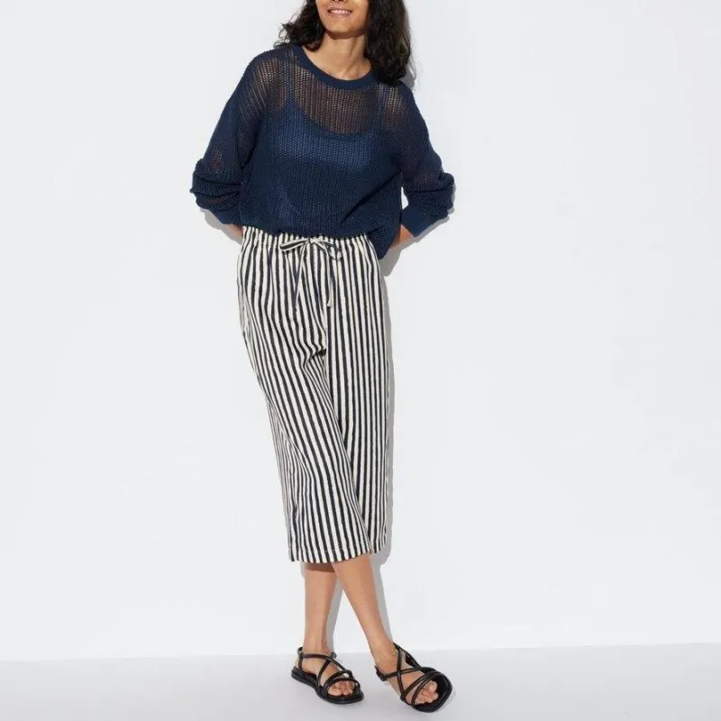 UNIQLO Pajama Pants Women's Navy Blue-1