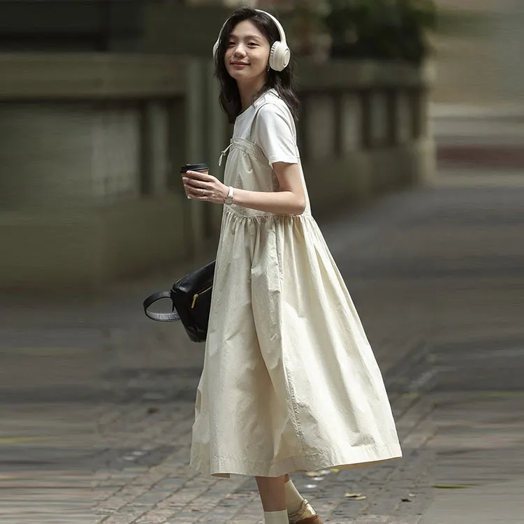 【dme】 Sleeveless Dress Women's Light Pea Green-3