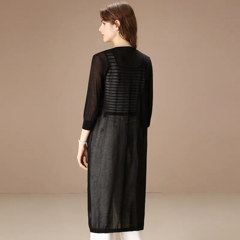 FENHONGMALI Knitwear Women's Black-2