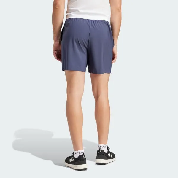 Adidas TERREX MULTI SHORTS Casual Shorts Men's Dark Shadow Marine Blue-3