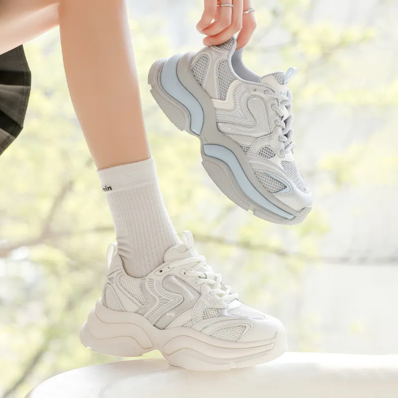 XINGQILIUQIXIA x Safiya Breathable Low-Top Chunky Sneakers Women's-2