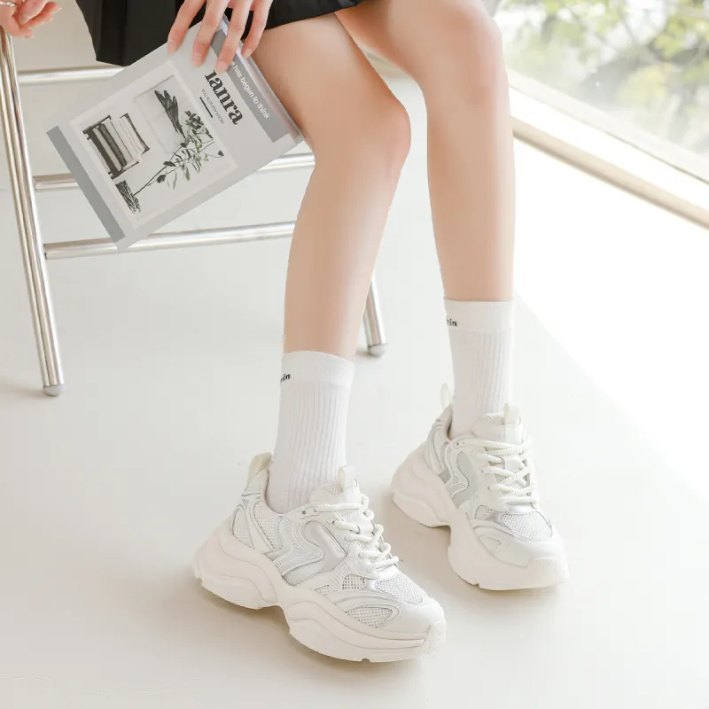 XINGQILIUQIXIA x Safiya Breathable Low-Top Chunky Sneakers Women's-3