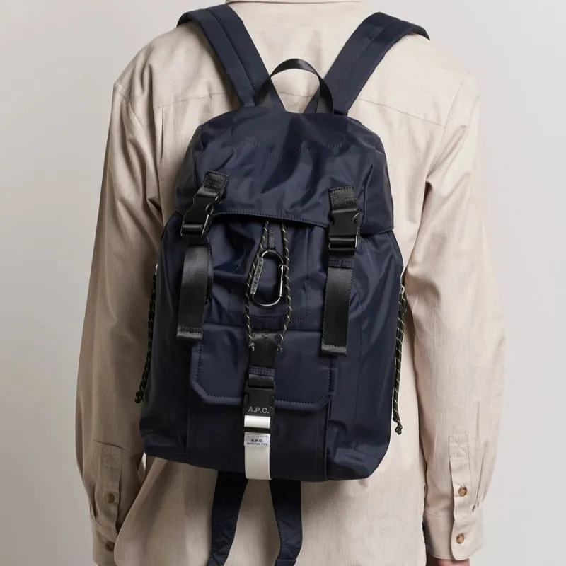 A.P.C Treck Buckled Drawstring Backpack-5