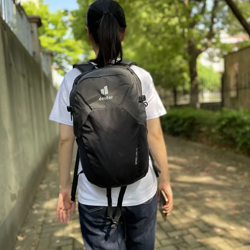 DEUTER Polyamide Backpack Regular Unisex Black Gray-3
