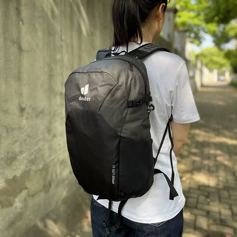 DEUTER Polyamide Backpack Regular Unisex Black Gray-2