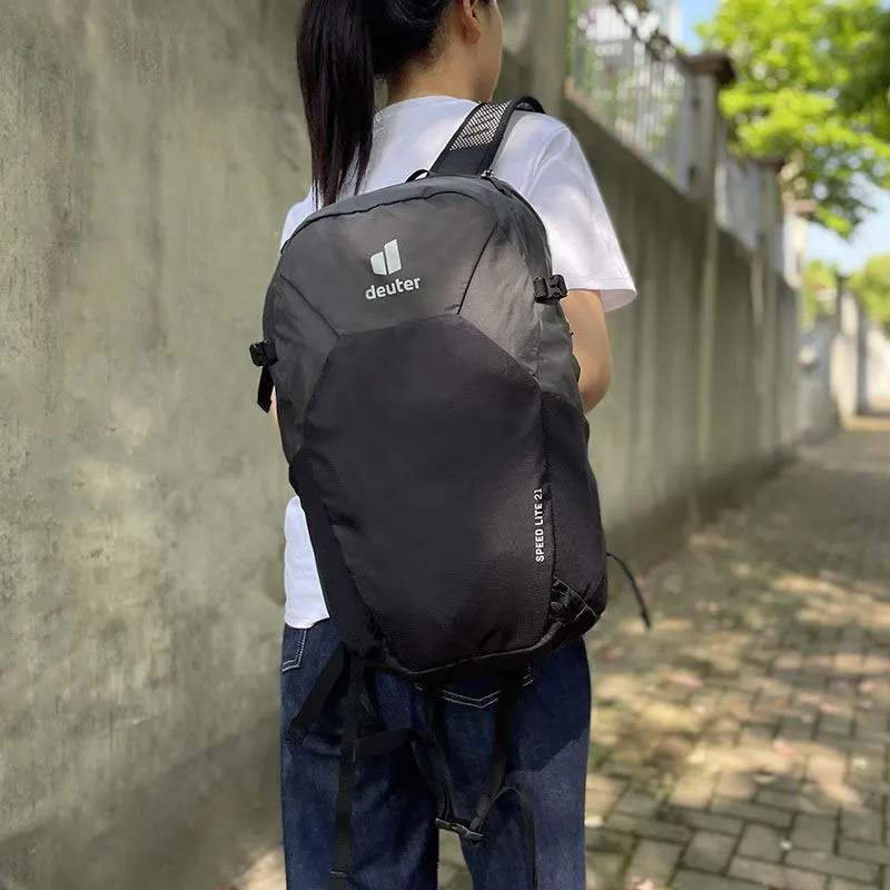 DEUTER Polyamide Backpack Regular Unisex Black Gray-4
