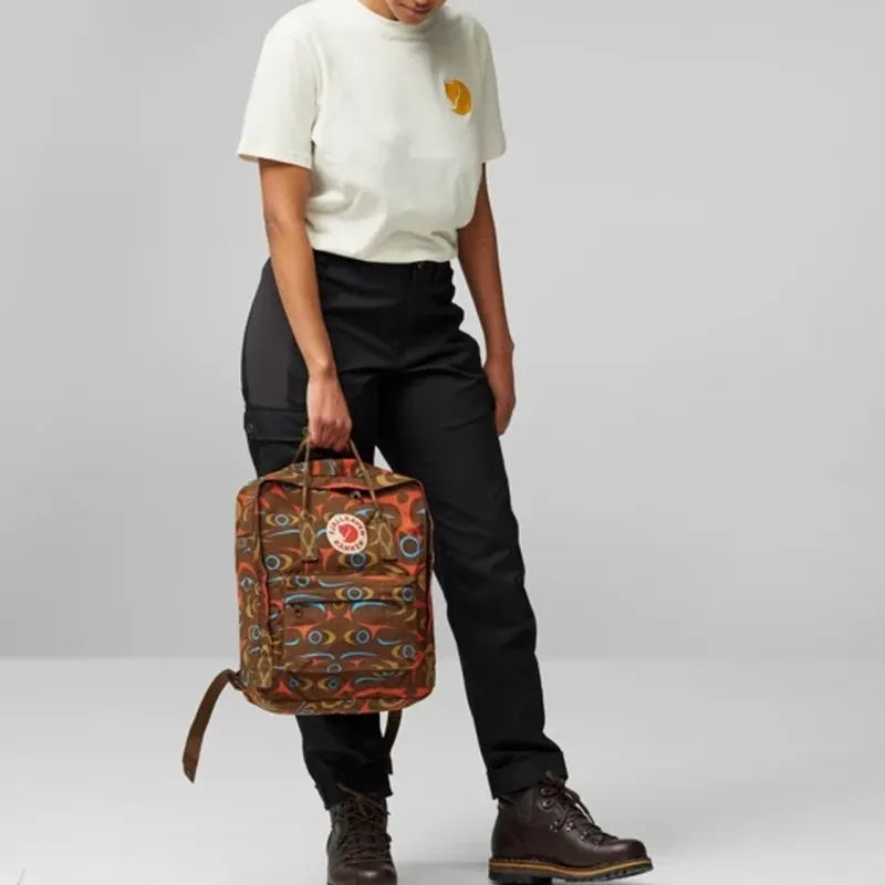 Fjallraven Recycled Polyester Backpack Regular Unisex Earthy Brown-4