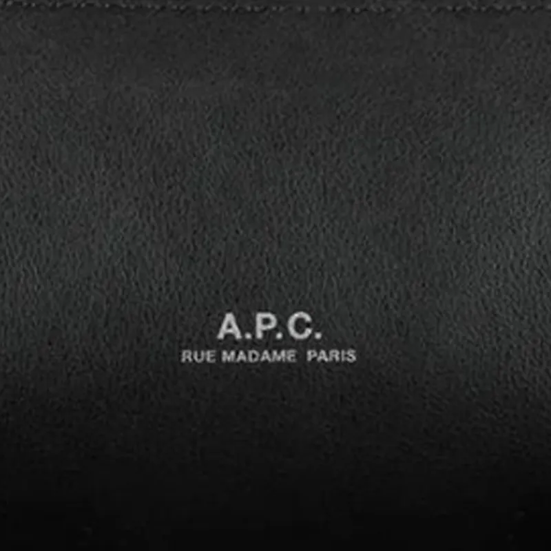A.P.C Logo Printed Zipped Belt Bag-4