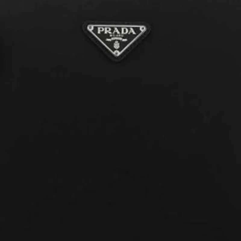 PRADA Nylon Briefcase, Shoulder Bag Men's Black-5