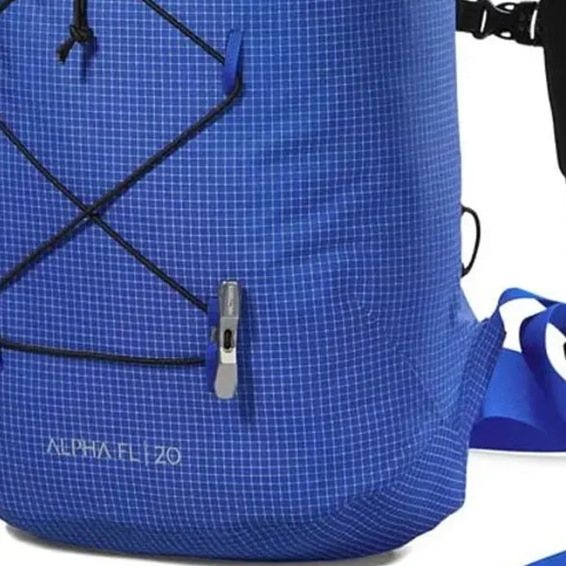 Arcteryx ALPHA Nylon Fabric Patchwork Outdoor Hiking Bag Backpacks Regular Unisex Vivid Blue-3