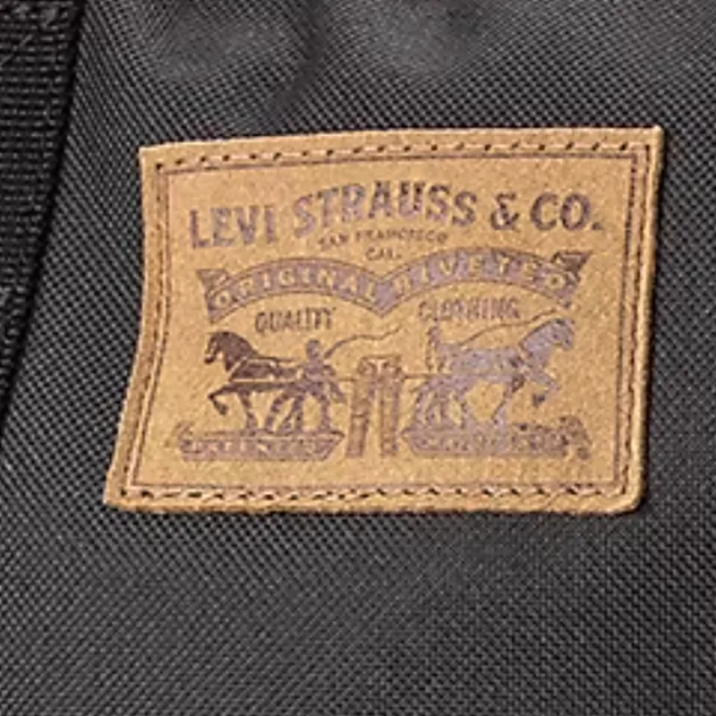Levi's Polyester Backpack Large Size Men's Black-3