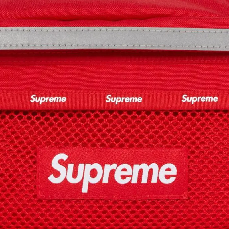 Supreme Nylon Fanny Pack Regular Unisex Red-4